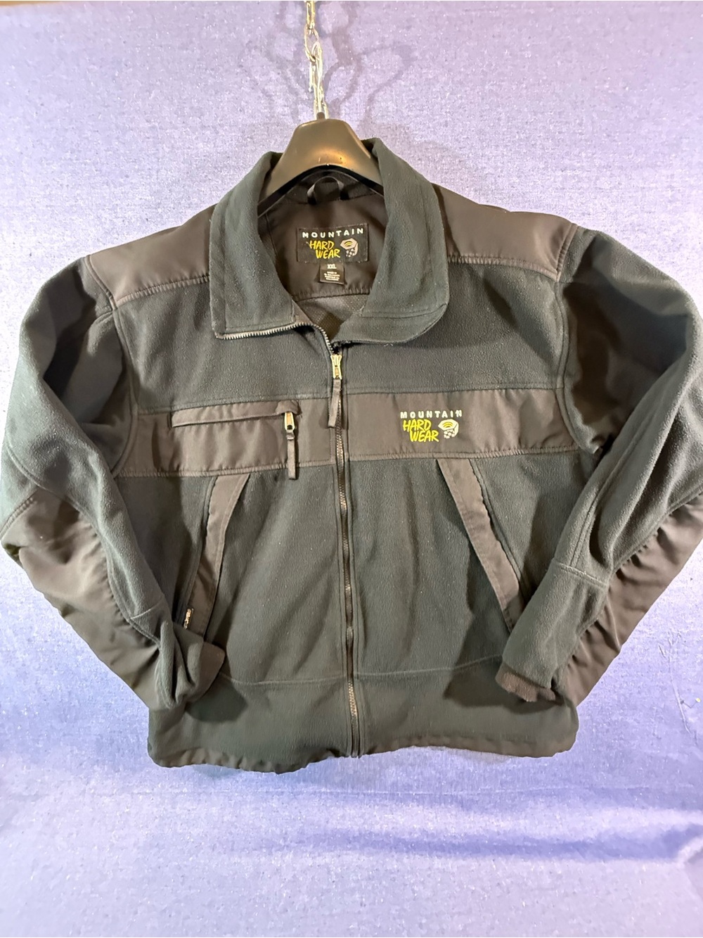Mountain Hardwear Gore Windstopper Black Fleece Jacket